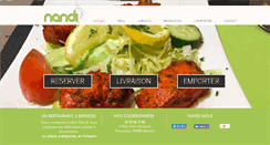 Desktop Screenshot of nandi-restaurant.com